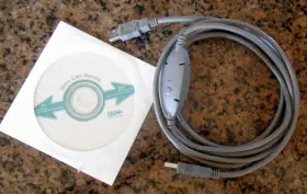 Comp Usa 841808000430 Vintage 8 Foot Usb Computer Link Cable Male To