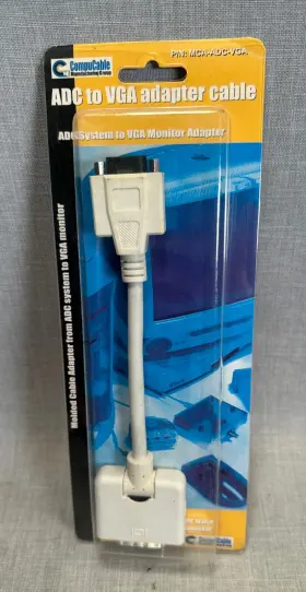 Compucable Manufacturing Group 618504023014 Rare Adc To Vga Video Adapter Cable - Without Riginal Packaging