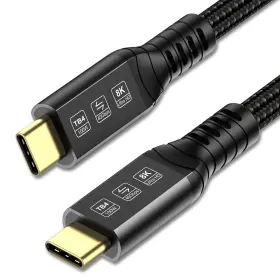 100w Connbull 791126989804 40gbps Data Sync With Thunderbolt 4 Cable 10ft Supports Fast Charing A