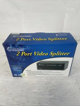 Connect Gear Swb-7000 Vga Splitter 2 Port With Ac Adaptor 1 Video To Monitor 2300 X 1920