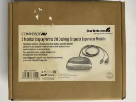 Sp123dp2dvi Convergeav 3 Monitor Displayport To Dvi Desktop Extender Expansion Module - Nib