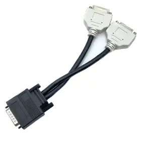 Dms-60 Copartner M9120 Genuine To Dvi-i Dual Link For Matrox Pcie X1 Video Card