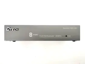 Dt-7258 D-tech Vga Splitter Splits 1 Signal Into 8 Runs Monitors 1920 1440