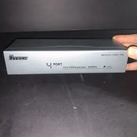 D Tech Dt-7504 Dtech 8 Port Vga Splitter Duplicator 500 Mhz 2048 X 1536 Resolution