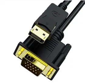Dfs-100096 Dafensoy Displayport To Vga Cable 6 Ft Gold Plated Dp Male 1080p 60