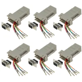 Dahszhi 4348414065 Db9 Ethernet Adapter To Rj45 Modular F/f