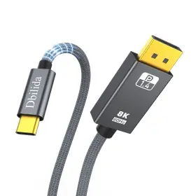 23689 Dbilida Vesa Certified 8k Usb C To Displayport 1.4 Cable 6.6 Ft Support 60hz 4k 240
