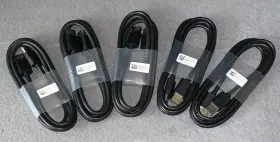 012dd-htn1-39g Dell Brand New Lot Of 5 Oem 4k 6ft Male-male Display Port Cables