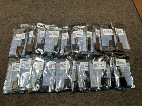 064xf6 Dell Lot Of 20 Genuine Display Port To Dvi Video Adapter Dp/n /wh