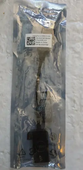 0g4ynf Dell Displayport To Hdmi 2.0 4k Adapter Cable Model