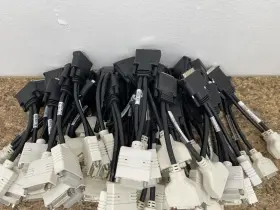 Dms-59 Dell 0h9361 Lot 40 To Dual Dvi-i Video Monitor Y Splitter Adapter Cables