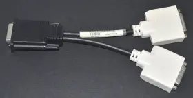 Dms-59 Dell 0r0915 Molex Dual Dvi Video Y-splitter Cable Used Squared End