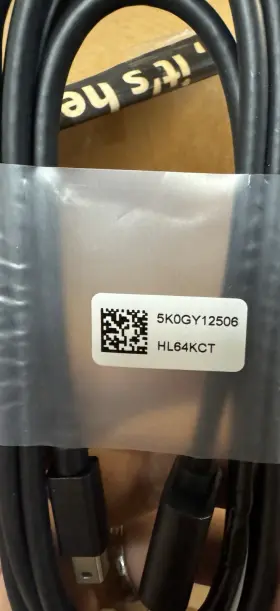 5k0gy12506 Dell Lot Of 10 Display Port To Mini-display 6ft Cables