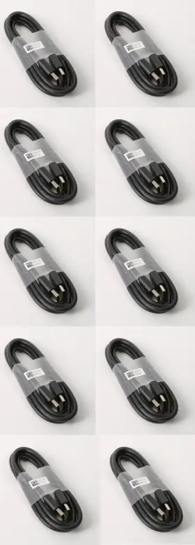 5k1fn15501 Dell Box Of 10 Display Port Cables Male To 6ft Black New