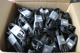 5k1fn43501 Dell Lot Of 150 Display Port Cables 6ft Male To Brand New