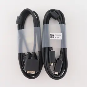 Hl7hudj Dell Lot Of 2 Vga Cable 15 Pin Male To Monitor New