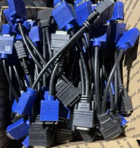 Dms-59 Dell J9256 Lot Of 50 Dp/n Male To Dual Vga Female Y-splitter Cable #2