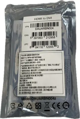 V1f2t Dell Lot Of 150 Hdmi To Dvi Adapter New Sealed