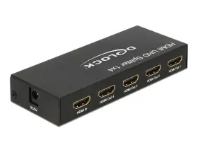 18684  Delock Hdmi Splitter In 4 X Out K Uhd