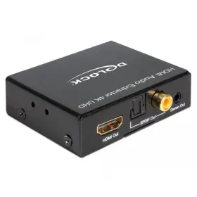 62692  Delock Hdmi To Adapter With Audio Extractor 4 K