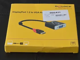 62967 Delock Displayport To Vga Adapter New In Box