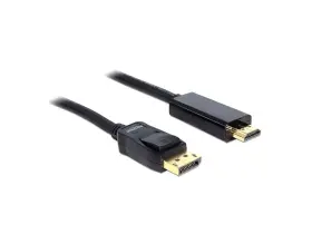 82586  Delock Kabel Displayport Stecker Hdmi 1m