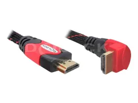 82688  Delock Angled A/a Hdmi Cable 1.4 5 M Meters Black