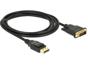 85313 Delock 85313/displayport Dvi-d Video Cable Adapter Converter Black 2.0 M 85313 Delock 85313/displayport Dvi-d Video Cable Adapter Converter Black 2.0 M