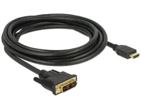 85585 Delock Hdmi To Dvi 18 1 Cable Bidirectional Video Adapter 3.0m 3 M