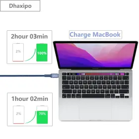Dhaxipo 749671902038 Usb 4 For Thunderbolt Cable 0.3m/1ft 40 Gbps Data Transfer With 240w And #3