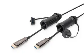 330130-100-s Digitus Hdmi Aoc Hybrid Fibre Optic Cable - 10m 2.0-4k/60hz Armoured Pr
