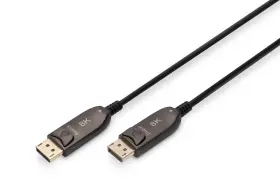 Ak-340107-100-s Digitus Displayport Aoc Hybrid Fiber Optic Cable Uhd 8k 10 M
