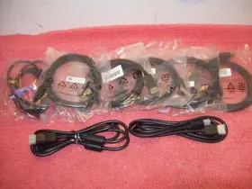 Displayport Male 787416324493 Lot Of 8 Pack - 5ft To Display Port Dp Cord Cable 4k Hd New Mix