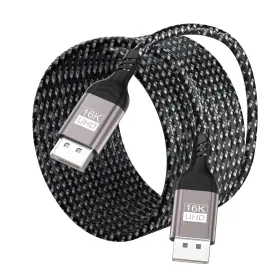 Dongguan Pengqiao Photoelectric Technology Co. Ltd 744759601407 Displayport Cable 2.1 10ft Dp Support 16k 60hz 8k 120hz 4k 240hz 8