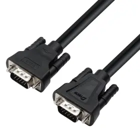Dtech 600649506354 15 Feet Svga Vga Computer Monitor Cable Male To 1080p Black