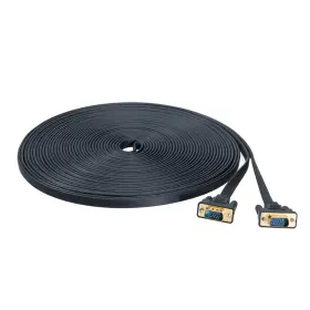 Dtech 600649506538 Flat Thin Extra Long Vga Cable 100 Ft 15 Pin Male To Computer Monitor Co