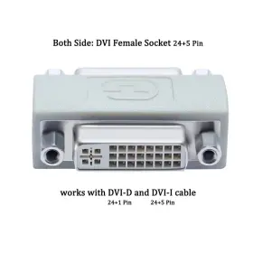 Dtech 945279518389 Dvi Adapter Female To Dvi-i Coupler Extend Monitor Cable C #2