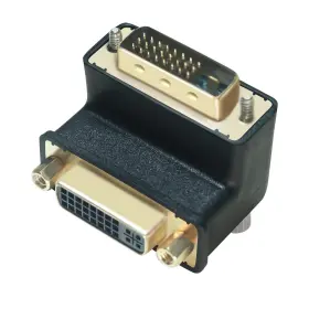 Dtech 945279518426 Dvi Adapter 90 Degree Dvi-i Female To Dvi-d Male Right Angle Connector Conver