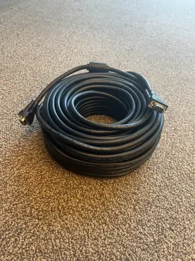 X001d70v5t Dtech 100 Feet Vga Cable Male To For Computer Monitor 1080p High Resolution