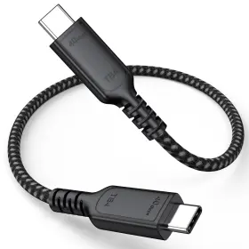 Bk75-11 Dteedck Thunderbolt 4 Cable 1ft Short Usb 40gbps High Speed Data Transfer