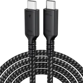 Bk76-36 Dteedck Usb 4 Cable 6ft For Thunderbolt Usb4 40gbps High Speed Data Transf
