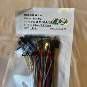 El-cp-004 Dupont Wires 120pcs Wire 24 Awg 20 Cm Male To Female