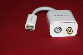 Dx-ap100 Dynex Mini Dvi To S-video Rca Connector Video Adapter For Macbook
