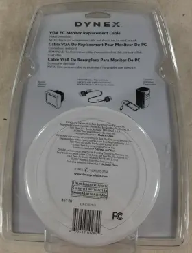 Dx-c102111 Dynex Vga Pc Monitor Replacement Cable 6 Feet 1.8 Meters Video #3