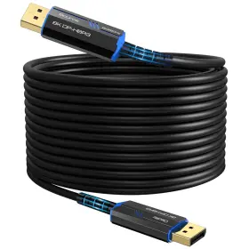 8k-dpb25 Ecjtu 8k Long Dp Fiber Optic Cable 25m 82ft 32.4gbps Displayport 1.4 60hz 4k 144hz