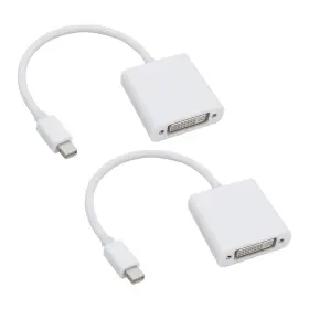 Ecsing 895243595095 2pcs Mini Dp To Dvi-d Converter 20 Pin Displayport Dvi Adapter 10.8gbps
