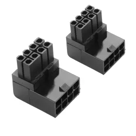 Elfjmzp Ep000021 Atx 8-pin Female To Male 90-degree Angle Connector Type B Desktop Pc G