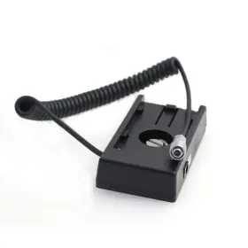 4x-dtap Eonvic F970 Battery Plate Adapter To Weipu 2 Pin 12v Power Cable For Blackmagic Bmcc