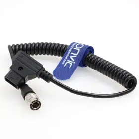 Eonvic 920432554335 Hirose 4pin Male To D-tap For Zoom F8 Sound Devices 633/644/688 Coiled Cable #2