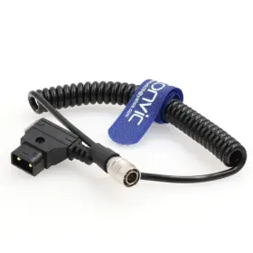 Eonvic 920432554335 Hirose 4pin Male To D-tap For Zoom F8 Sound Devices 633/644/688 Coiled Cable